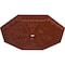 Ekena Millwork Spring Octagonal Ceiling Medallion (Canopies up to 3"), 29 1/8"OD x 2 1/4"ID x 1 1/8"P, Firebrick CM30SPFIF - alternate 2